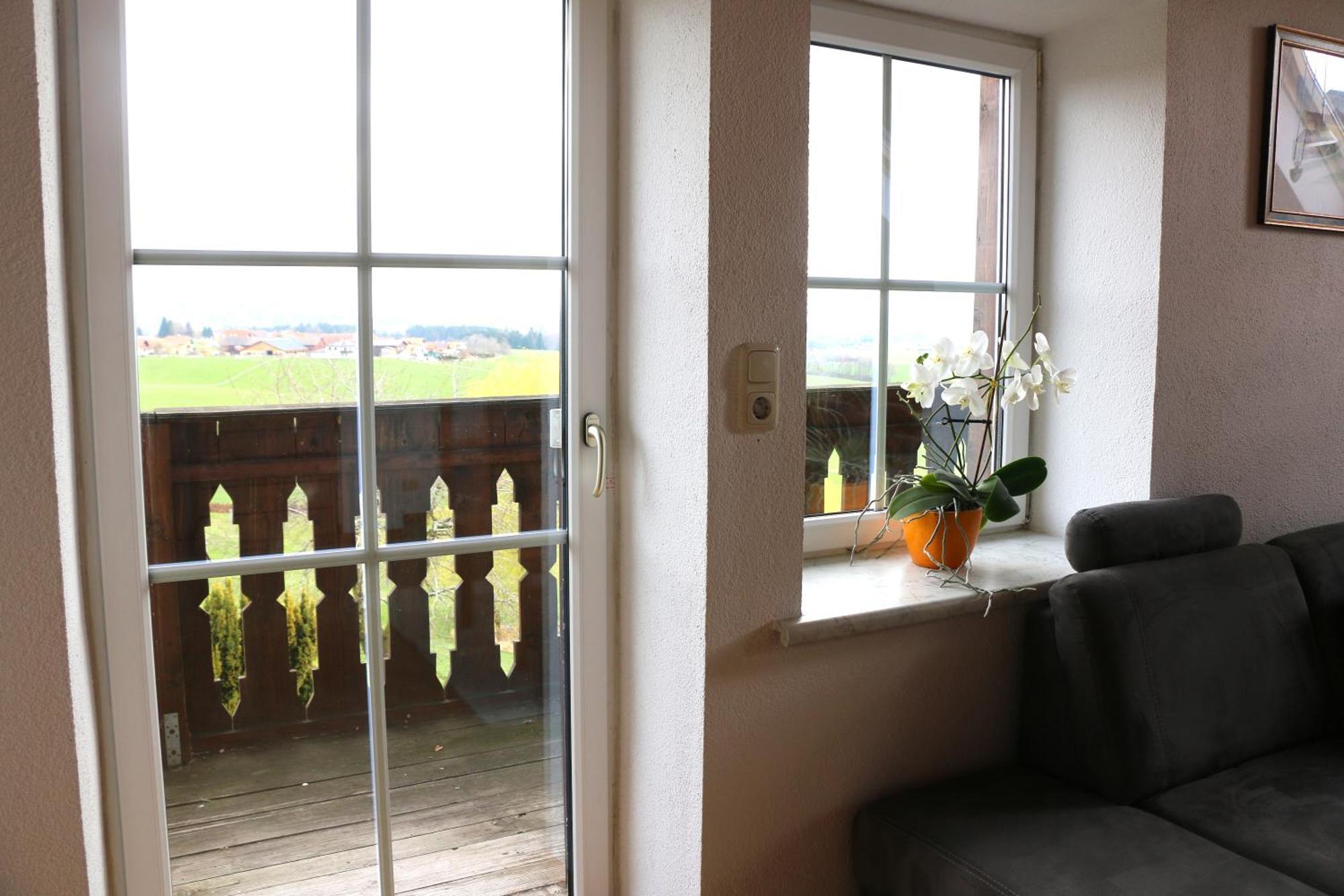 Ferienwohnung Am Bio-Bauernhof Obertrum am See Bagian luar foto